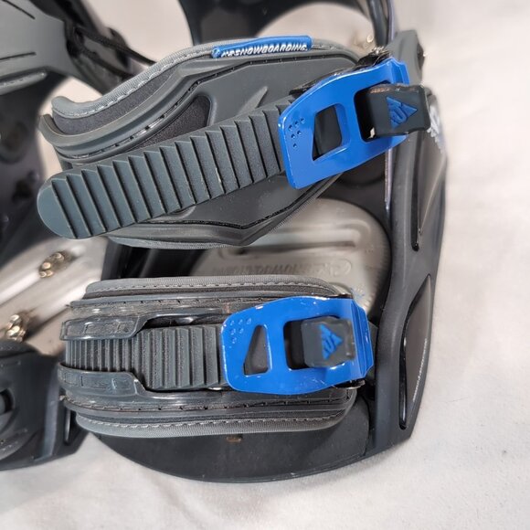 K2 Plasma V2 Snowboard Bindings Blue Grey S SM Small K2-BSP-04-S-L Snowboarding - Picture 7 of 16